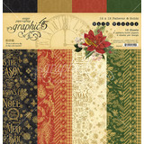 Graphic 45 Warm Wishes 12x12 Inch Patterns & Solids Paper Pack (4502490) (OUTLET)