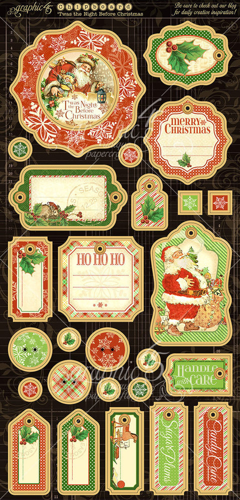 Graphic 45 Twas the Night Before Christmas 12x12 Inch Deluxe Collector's Edition (4502496) (OUTLET)