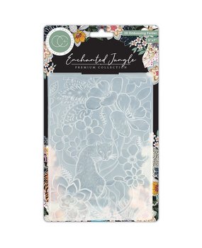 Craft Consortium Enchanted Jungle 3D Embossing Folder (CCEMBS001) (DISCONTINUED)
