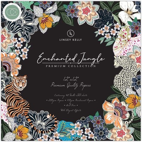 Craft Consortium Enchanted Jungle 12x12 Inch Paper Pad (CCPPAD036) (DISCONTINUED) Craft Consortium Enchanted Jungle 12x12 Inch Paper Pad (CCPPAD036) (DISCONTINUED)