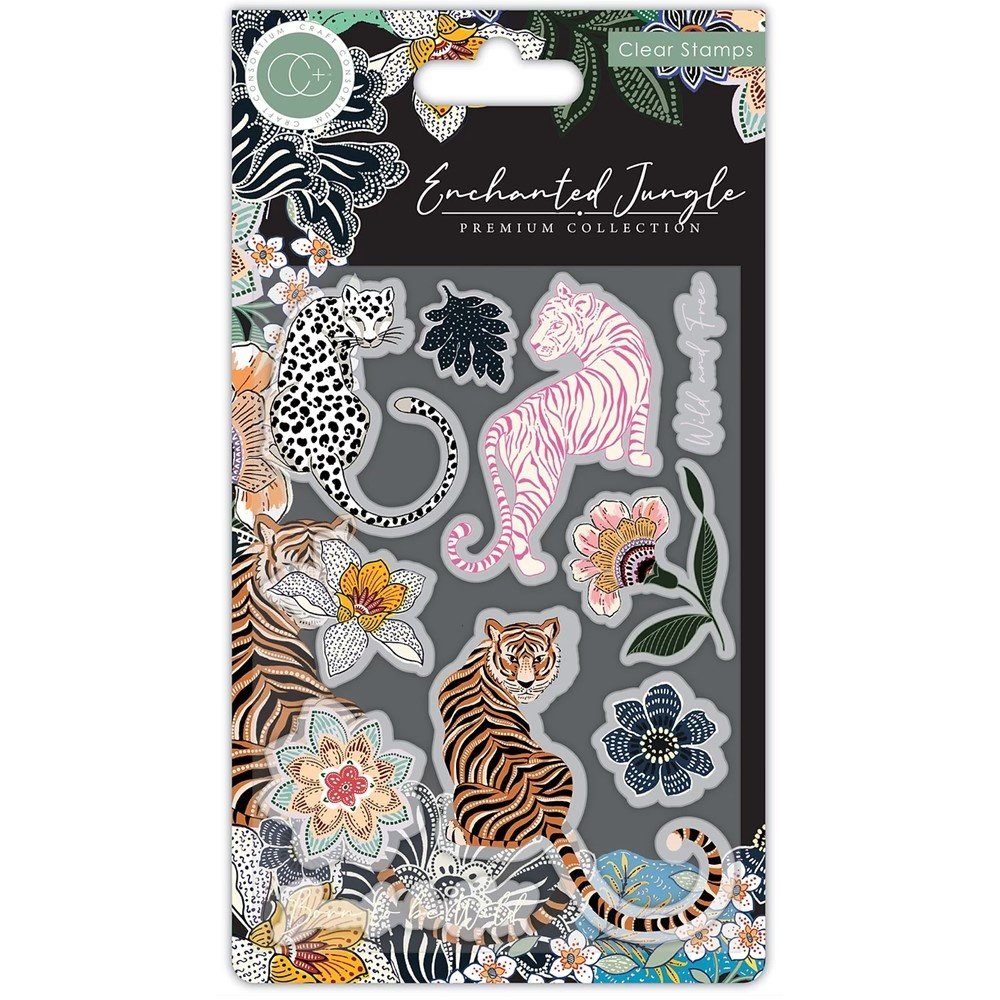 Craft Consortium Enchanted Jungle Clear Stamps (CCSTMP080) (DISCONTINUED)
