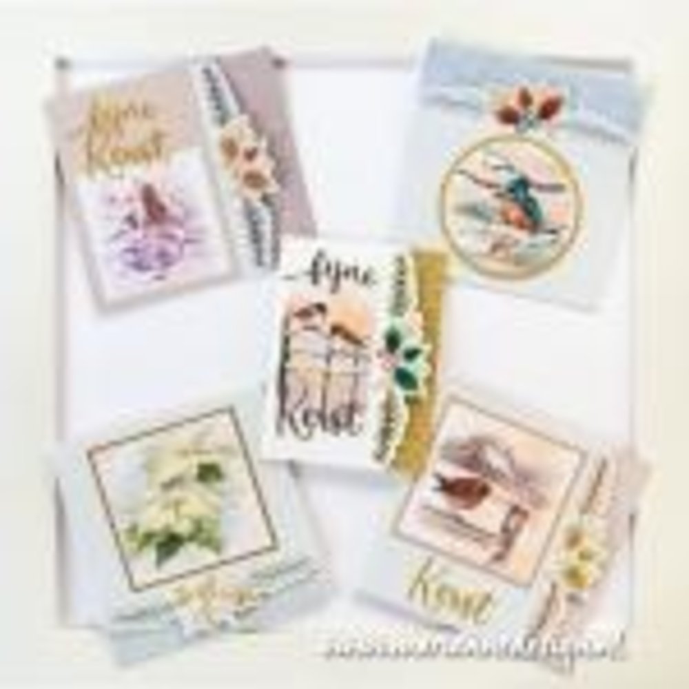 Marianne Design Craftables Dies Stitching Border Pine Twigs (CR1599) (DISCONTINUED)