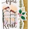 Marianne Design Craftables Dies Stitching Border Pine Twigs (CR1599) (DISCONTINUED)