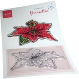 Marianne Design Clear Stamp & Die Tiny's Flowers Poinsettia (TC0902) (DISCONTINUED)