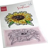 Marianne Design Clear Stamp & Die Tiny's Flowers Sunflower (TC0903) (DISCONTINUED)