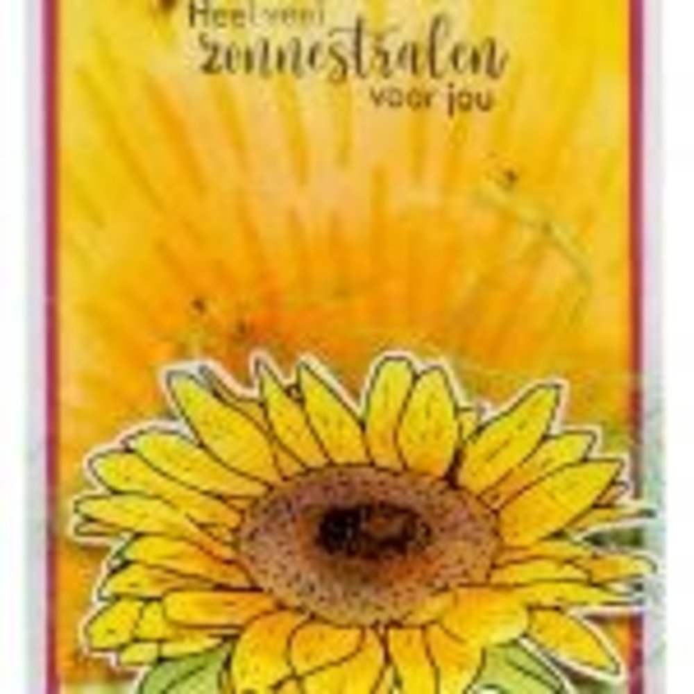 Marianne Design Clear Stamp & Die Tiny's Flowers Sunflower (TC0903) (DISCONTINUED)