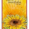 Marianne Design Clear Stamp & Die Tiny's Flowers Sunflower (TC0903) (DISCONTINUED)