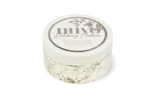 Nuvo Gilding Flakes Silver Bullion (851N)