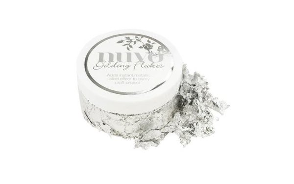 Nuvo Gilding Flakes Silver Bullion (851N)