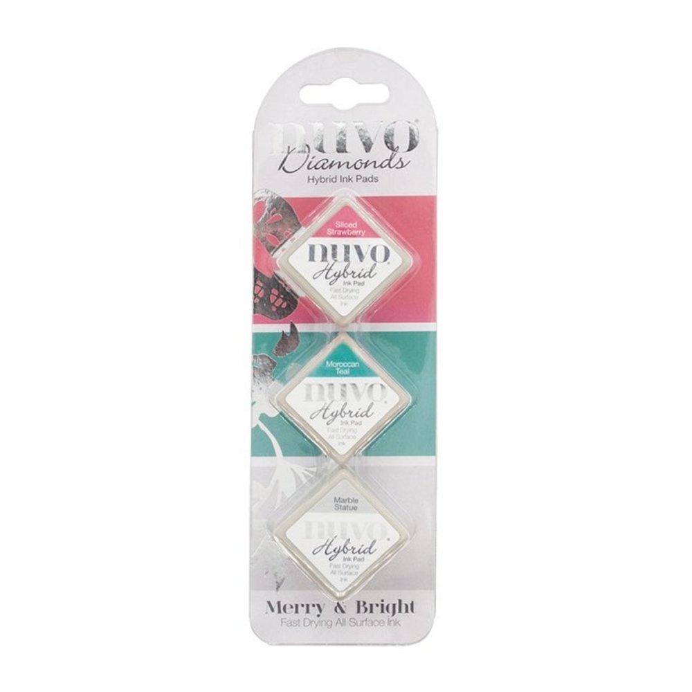 Nuvo Diamond Hybrid Ink Pads Merry & Bright (87n) (DISCONTINUED) Nuvo Diamond Hybrid Ink Pads Merry & Bright (87n) (DISCONTINUED)