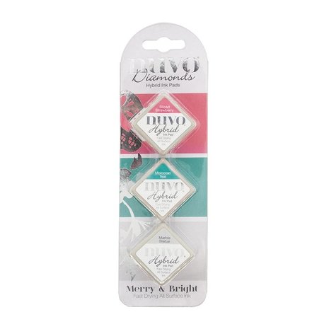 Nuvo Diamond Hybrid Ink Pads Merry & Bright (87n) (DISCONTINUED) Nuvo Diamond Hybrid Ink Pads Merry & Bright (87n) (DISCONTINUED)