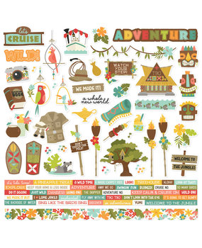 Simple Stories Say Cheese Adventure At The Park Cardstock Sticker (17948) (DISCONTINUED)