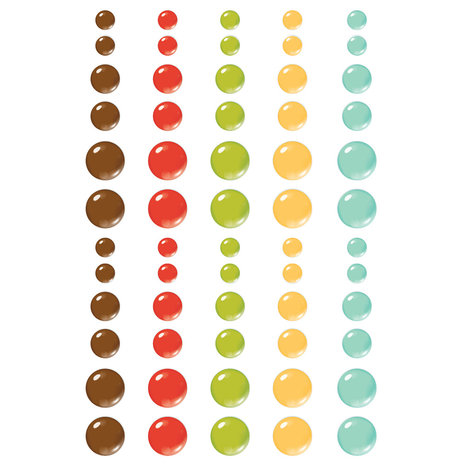 Simple Stories Say Cheese Adventure At The Park Enamel Dots (17959) (DISCONTINUED)