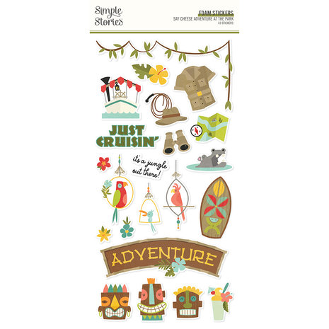 Simple Stories Say Cheese Adventure At The Park Foam Stickers (17957) (DISCONTINUED)