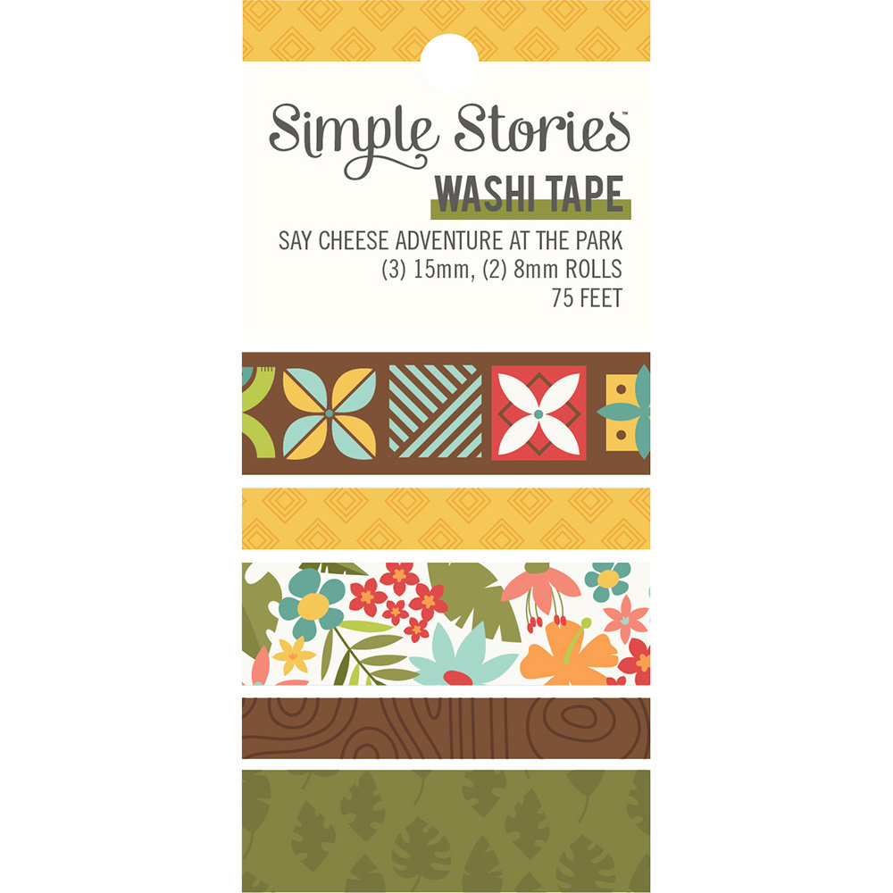 Simple Stories Say Cheese Adventure At The Park Washi Tape (17960) (DISCONTINUED) Simple Stories Say Cheese Adventure At The Park Washi Tape (17960) (DISCONTINUED)