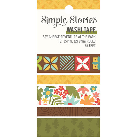 Simple Stories Say Cheese Adventure At The Park Washi Tape (17960) (DISCONTINUED) Simple Stories Say Cheese Adventure At The Park Washi Tape (17960) (DISCONTINUED)
