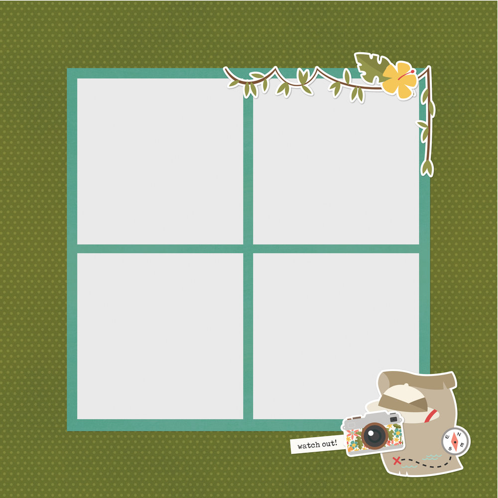 Simple Stories Simple Pages Pieces Say Cheese Adventure At The Park (17961) (DISCONTINUED)