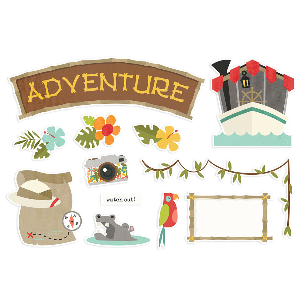 Simple Stories Simple Pages Pieces Say Cheese Adventure At The Park (17961) (DISCONTINUED)