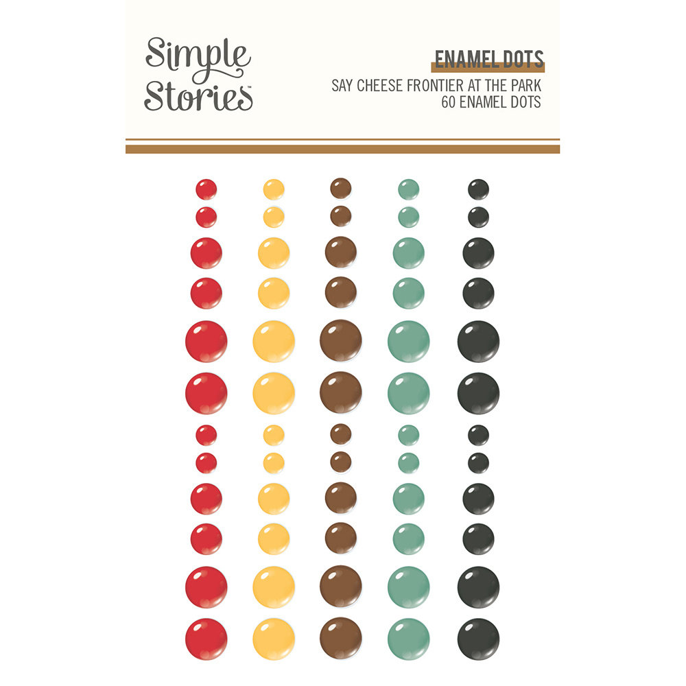 Simple Stories Say Cheese Frontier At The Park Enamel Dots (17991) (DISCONTINUED)