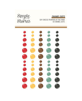 Simple Stories Say Cheese Frontier At The Park Enamel Dots (17991) (DISCONTINUED)