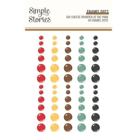 Simple Stories Say Cheese Frontier At The Park Enamel Dots (17991) (DISCONTINUED)