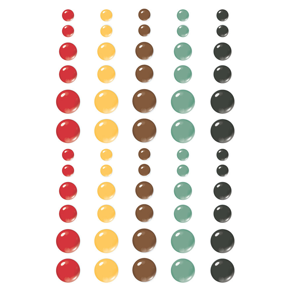 Simple Stories Say Cheese Frontier At The Park Enamel Dots (17991) (DISCONTINUED)