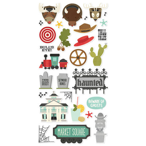 Simple Stories Say Cheese Frontier At The Park Foam Stickers (17989) (DISCONTINUED)