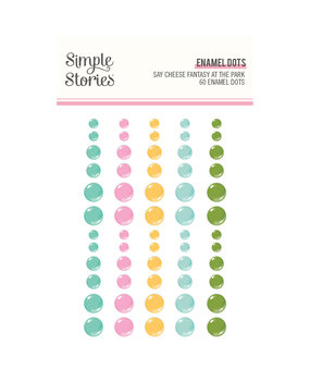 Simple Stories Say Cheese Fantasy At The Park Enamel Dots (17943) (DISCONTINUED)