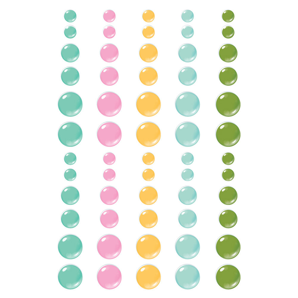 Simple Stories Say Cheese Fantasy At The Park Enamel Dots (17943) (DISCONTINUED)