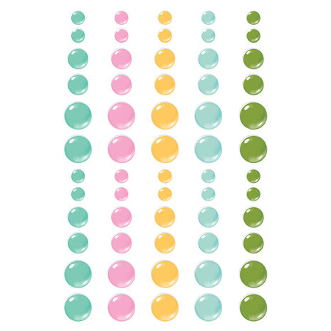 Simple Stories Say Cheese Fantasy At The Park Enamel Dots (17943) (DISCONTINUED)