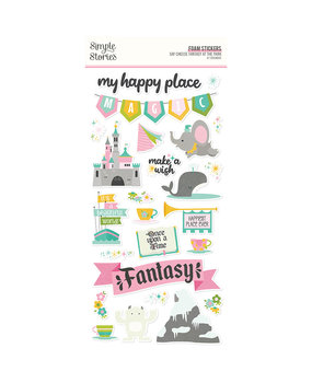Simple Stories Say Cheese Fantasy At The Park Foam Stickers (17941) (DISCONTINUED)
