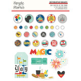 Simple Stories Say Cheese At The Park Decorative Brads (17922) (DISCONTINUED)