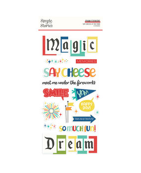 Simple Stories Say Cheese At The Park Foam Stickers (17918) (DISCONTINUED)