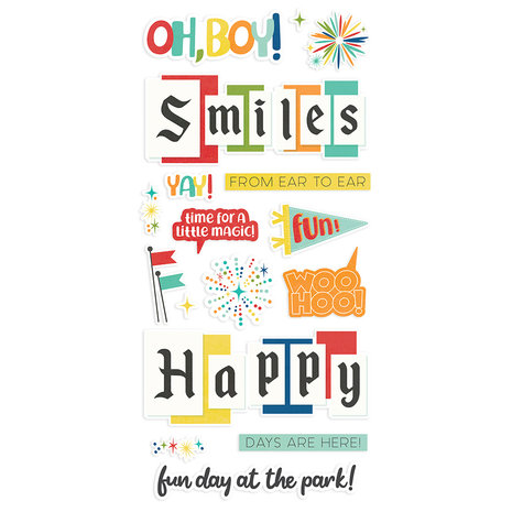 Simple Stories Say Cheese At The Park Foam Stickers (17918) (DISCONTINUED)