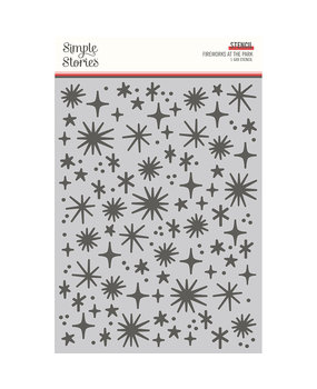 Simple Stories Say Cheese At The Park Stencil Fireworks At The Park (17925) (DISCONTINUED)