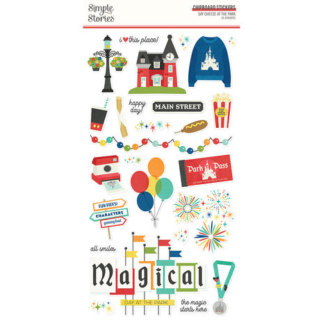 Simple Stories Say Cheese At The Park Chipboard (17916) (DISCONTINUED)