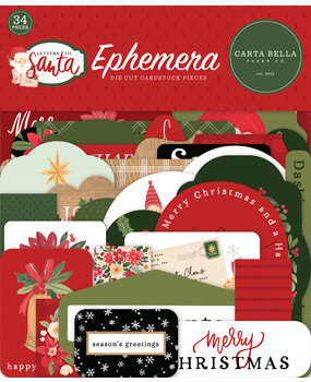 Carta Bella Letters To Santa Ephemera (CBLS155024) (OUTLET)