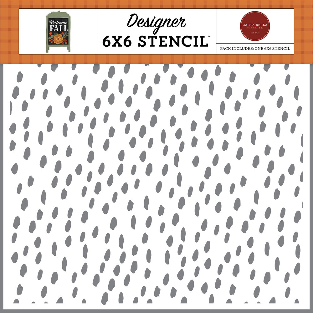 Carta Bella Autumn Dots Stencil (CBWF154034) (OUTLET) Carta Bella Autumn Dots Stencil (CBWF154034) (OUTLET)