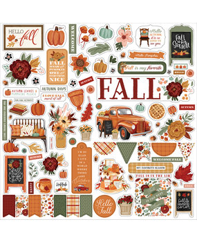 Carta Bella Welcome Fall 12x12 Inch Element Sticker (CBWF154014) (OUTLET)