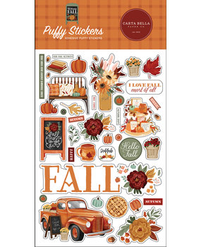 Carta Bella Welcome Fall Puffy Stickers (CBWF154066) (OUTLET)