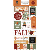 Carta Bella Welcome Fall Chipboard Phrases (CBWF154022) (OUTLET)