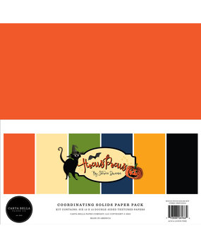 Carta Bella Hocus Pocus 12x12 Inch Coordinating Solids Paper Pack (CBHP153015) (OUTLET)