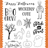 Echo Park Wickedly Cute Clear Stamps (SPO284045) (OUTLET)