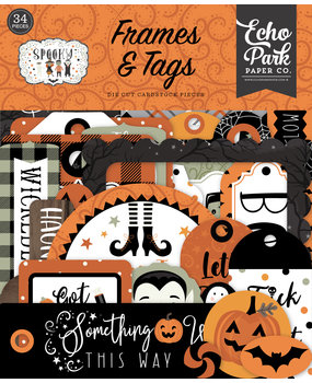 Echo Park Spooky Frames & Tags (SPO284025) (OUTLET)