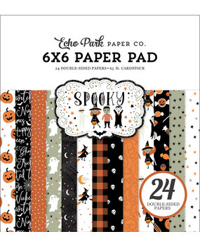 Echo Park Spooky 6x6 Inch Paper Pad (SPO284023) (OUTLET)