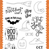 Echo Park Hey Boo Clear Stamps (SPO284044) (OUTLET)