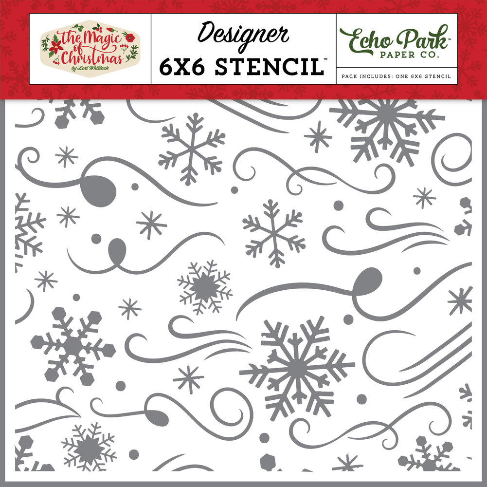 Echo Park Blizzard Magic Stencil (MOC286035) (DISCONTINUED) Echo Park Blizzard Magic Stencil (MOC286035) (DISCONTINUED)