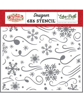 Echo Park Blizzard Magic Stencil (MOC286035) (OUTLET)