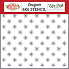 Echo Park Simple Snow Stencil (MOC286034) (OUTLET)