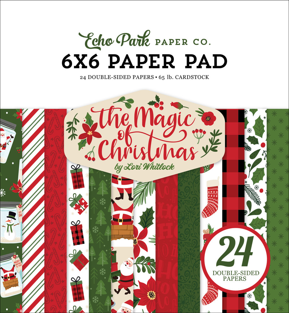 Echo Park The Magic Of Christmas 6x6 Inch Paper Pad (MOC286023) (DISCONTINUED) Echo Park The Magic Of Christmas 6x6 Inch Paper Pad (MOC286023) (DISCONTINUED)